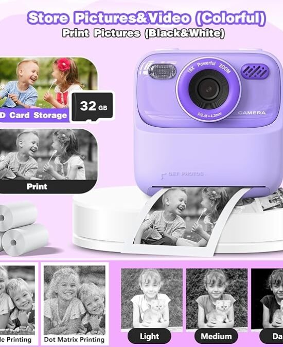 Camera With Printer HD