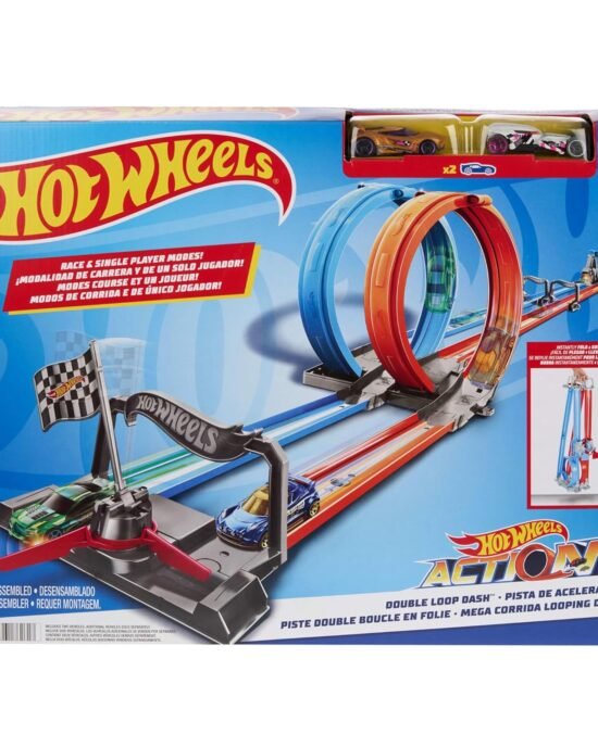 Hot Wheels Action Dual Loop Dash , Hot wheels track
