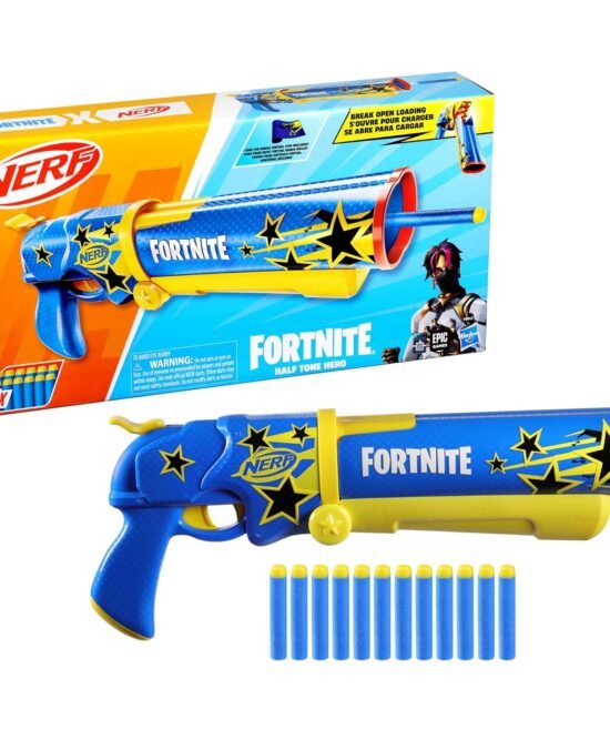 Nerf Fortnite Half Tone Hero Blaster , Nerf Fortnite gun.