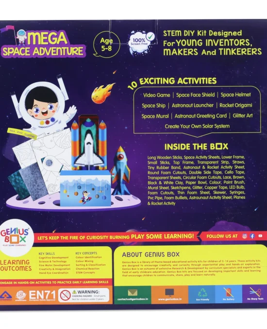 SUPER MEGA SPACE ADVENTURE STEM DIY