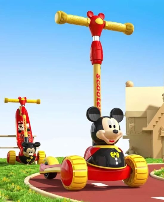 Scooter Mickey Mouse Face ( Red & Black )