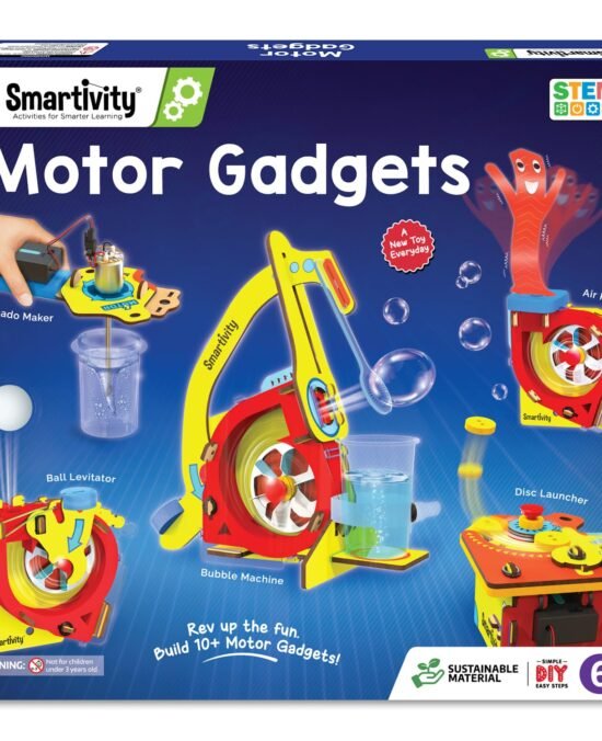 Smartivity 10-in-1 Motor-Powered Gadgets Kit