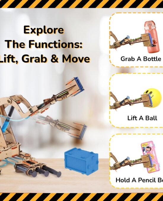 Smartivity Hydraulic Crane,