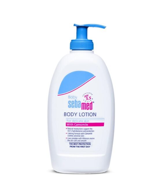 Seba med Baby Body Lotion| pH 5.5|Long lasting moisturiser Quickly absorbed| 400 ml
